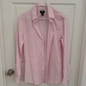 H&M Soft Pink Collared Shirt